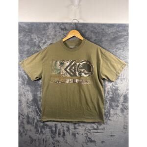 Metal Mulisha Army OG Skull Green Camo T-shirt Men’s XL Y2K Grunge Biker